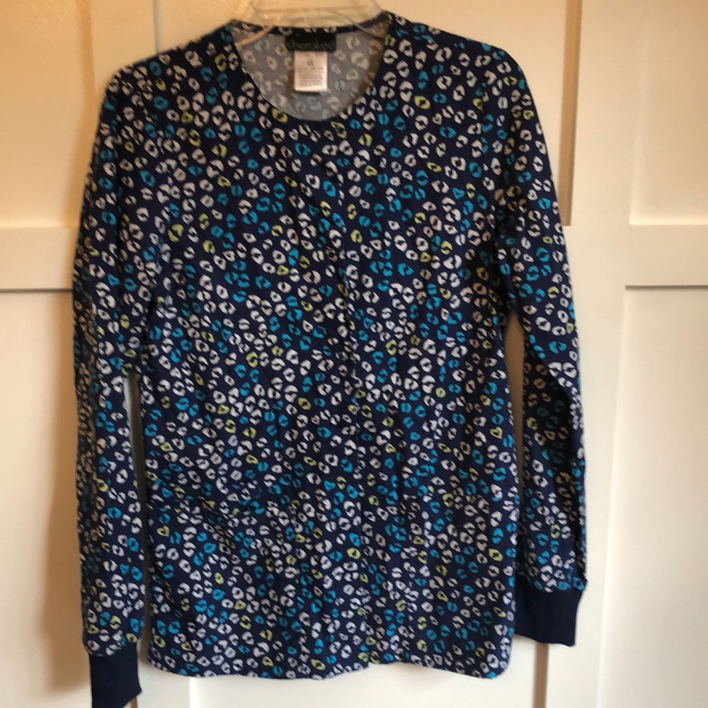 Scrub jacket, Cherokee XS,Snap closure with pockets